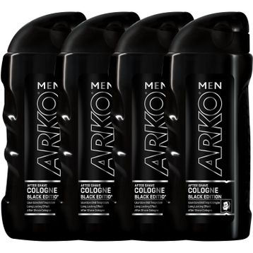 Arko Men Black Edıtıon 4x250 ml Tıraş Kolonyası