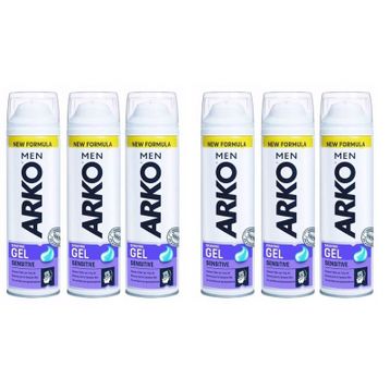 Arko Men Sensitive 6x200 ml Tıraş Köpüğü