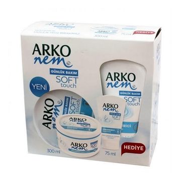 Arko Nem Soft Touch 300 ml + 100 ml Vücut Kremi Seti