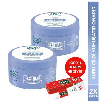 Arko Yoğun Bakım 2x250 ml Ekstra Nemlendirici Krem