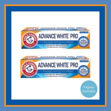 Arm & Hammer 2x75 ml 3 Tona Kadar Beyazlatıcı Diş Macunu