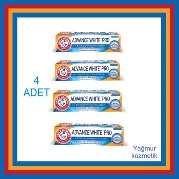Arm & Hammer Advanced White Pro 75 ML 4 Adet Diş Macunu