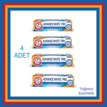 Arm & Hammer Advanced White Pro 75 ML 4 Adet Diş Macunu