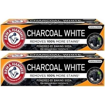 Arm & Hammer Kömür Beyaz Charcoal White 2x75 ml Diş Macunu