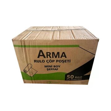 Arma Kimpack Beyaz Mini Boy 40 Adetlik 1 Rulo 40x50 cm 20 lt Çöp Torbası Poşeti