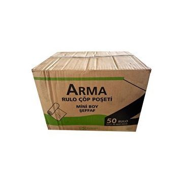 Arma Kimpack Beyaz Mini Boy 40 Adetlik 1 Rulo 40x50 cm 20 lt Çöp Torbası Poşeti