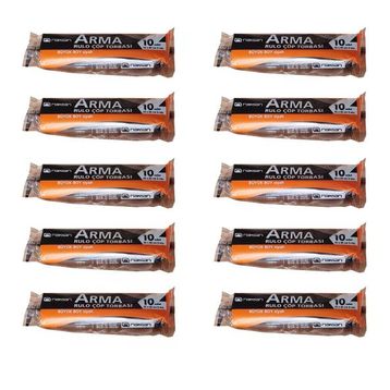 Arma Standart Büyük Boy 65x80 cm Siyah 10 Adetlik 1 Rulo 50 lt Çöp Poşeti (3 adet)