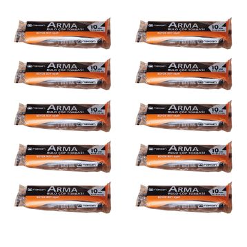 Arma Standart Büyük Boy 65x80 cm Siyah 10 Adetlik 1 Rulo 50 lt Çöp Poşeti (3 adet)