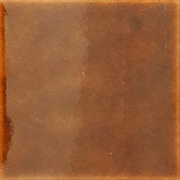 Armada Çini 12.5x12.5 cm Düz Karamel Çini Seramik Karo