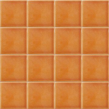 Armada Çini 12.5x12.5 cm Düz Karamel Çini Seramik Karo