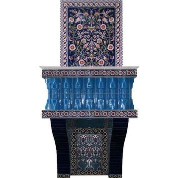 Armada Çini 120x180 Sütunceli Cephe Cami Kürsüsü