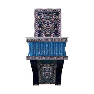 Armada Çini 120x180 Sütunceli Cephe Cami Kürsüsü