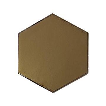 Armada Çini 15x17 cm Düz Bronz Altıgen Seramik