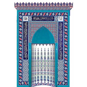 Armada Çini 180x290 Mescit Mihrap Cami Mihrapları