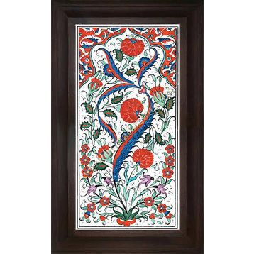 Armada Çini 20X40 Cm Ed 159 Hançer Yaprak Eldekoru Çini Pano