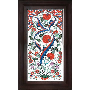 Armada Çini 20X40 cm ED 160 Karanfil Hançer Eldekoru Çini Pano