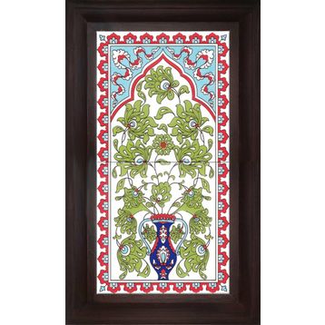 Armada Çini 20X40 Cm Ed 161 Saksılı Eldekoru Çini Pano