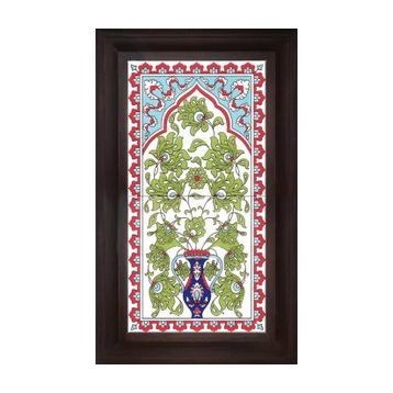 Armada Çini 20X40 Cm Ed 161 Saksılı Eldekoru Çini Pano