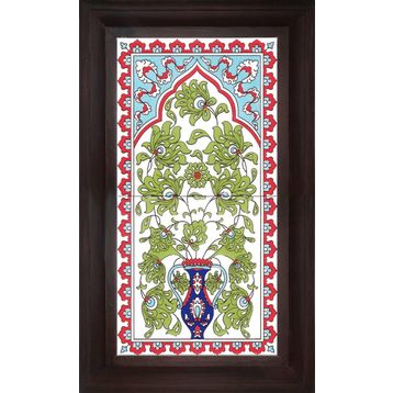 Armada Çini 20X40 Cm Ed 161 Saksılı Eldekoru Çini Pano