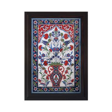 Armada Çini 40X60 Cm Ed 511 Saksılı Eldekoru Çini Pano