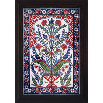 Armada Çini 40X60 Cm Ed 511 Saksılı Eldekoru Çini Pano