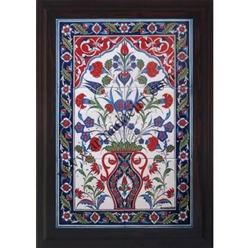 Armada Çini 40X60 Cm Ed 511 Saksılı Eldekoru Çini Pano