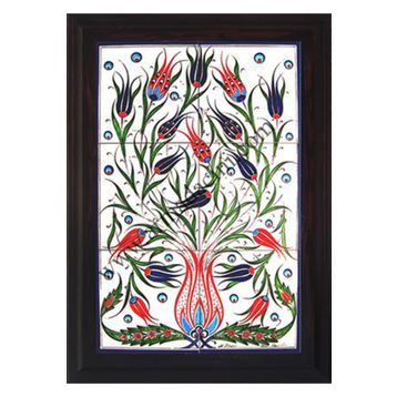 Armada Çini 40X60 Cm Ed 522 Lalezar Eldekoru Çini Pano