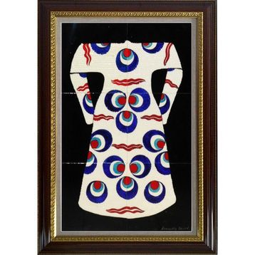 Armada Çini 40x60 Cm ED 650 Cintemani Kaftan Çini Pano