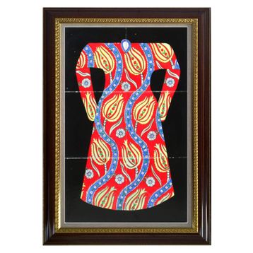 Armada Çini 40x60 Cm ED 652 Laleli Kaftan Çini Pano