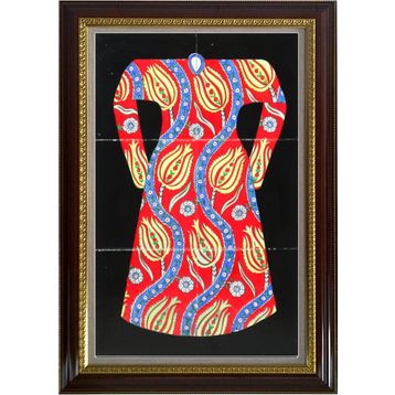 Armada Çini 40x60 Cm ED 652 Laleli Kaftan Çini Pano