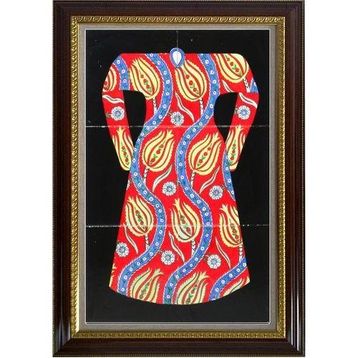 Armada Çini 40x60 Cm ED 652 Laleli Kaftan Çini Pano