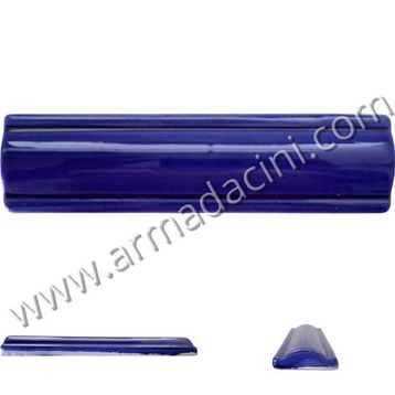 Armada Çini 5x20 Kobalt Korniş Bordür