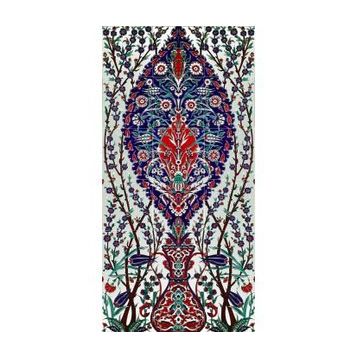 Armada Çini 60X100 cm Ed 620 Çift Hayatağacı Eldekoru Çini Pano