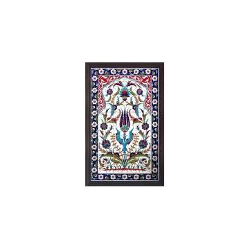 Armada Çini 60X100 Cm Ed 624 Hançerli Eldekoru Çini Pano