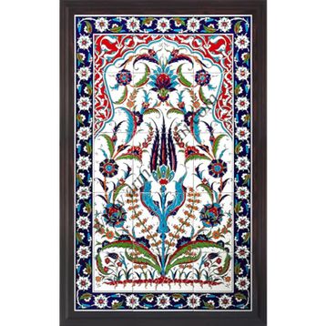 Armada Çini 60X100 Cm Ed 624 Hançerli Eldekoru Çini Pano