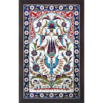 Armada Çini 60X100 Cm Ed 624 Hançerli Eldekoru Çini Pano