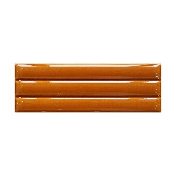 Armada Çini 7x21 cm Bambu Karamel Desenli Çini Seramik Karo