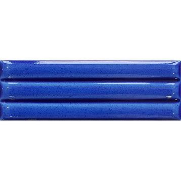 Armada Çini 7x21 cm Bambu Kobalt Desenli Çini Seramik Karo