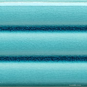 Armada Çini 7x21 cm Bambu Turkuaz Desenli Çini Seramik Karo