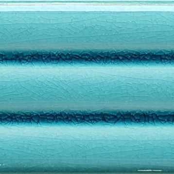 Armada Çini 7x21 cm Bambu Turkuaz Desenli Çini Seramik Karo