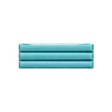 Armada Çini 7x21 cm Bambu Turkuaz Desenli Çini Seramik Karo