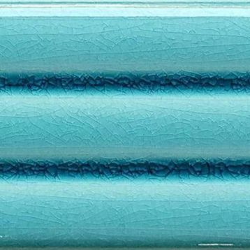 Armada Çini 7x21 cm Bambu Turkuaz Desenli Çini Seramik Karo