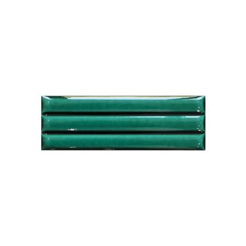 Armada Çini 7x21 cm Bambu Yeşil Desenli Çini Seramik Karo