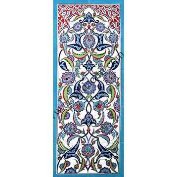 Armada Çini ED-701 40X100 Cm Rumi Eldekoru Çini Pano