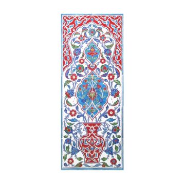 Armada Çini ED-703 40X100 Cm Saksılı Eldekoru Çini Pano