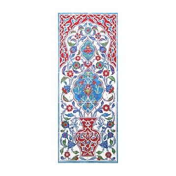 Armada Çini ED-703 40X100 Cm Saksılı Eldekoru Çini Pano