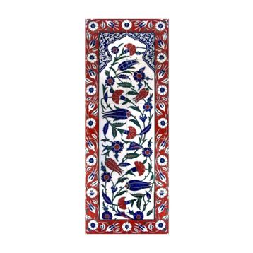 Armada Çini ED-707 40X100 Cm Lalezar Eldekoru Çini Pano