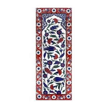 Armada Çini ED-707 40X100 Cm Lalezar Eldekoru Çini Pano