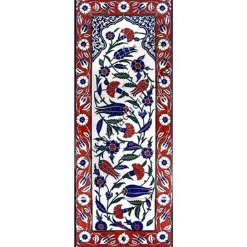 Armada Çini ED-707 40X100 Cm Lalezar Eldekoru Çini Pano