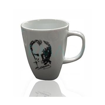Armada Çini PRT 93 Atatürk Resimli Desenli Porselen Kupa